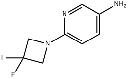 6-(3,3-DIFLUOROAZETIDIN-1-YL)PYRIDIN-3-AMINE,1045335-19-0,结构式