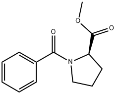 (R)-METHYL 1-BENZOYLPYRROLIDINE-2-CARBOXYLATE Struktur