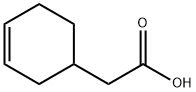 2-(cyclohex-3-en-1-yl)acetic acid 化学構造式