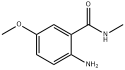 2-氨基-5-甲氧基-N-甲基苯甲酰胺 结构式