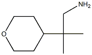 2-methyl-2-(oxan-4-yl)propan-1-amine 化学構造式