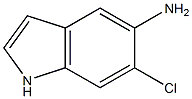 6-chloro-1H-indol-5-amine,1049022-23-2,结构式