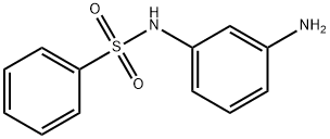 N-(3-アミノフェニル)ベンゼンスルホンアミド 化学構造式
