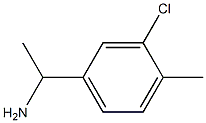 1-(3-CHLORO-4-METHYL-PHENYL)-ETHYLAMINE Structure