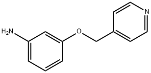 3-(pyridin-4-ylmethoxy)aniline 结构式