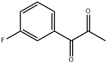 1-(3-FLUOROPHENYL)PROPANE-1,2-DIONE 化学構造式