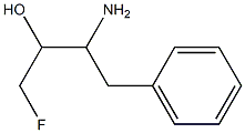 3-Amino-1-fluoro-4-phenyl-butan-2-ol, 105608-78-4, 结构式