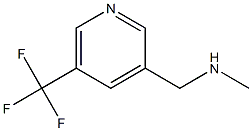 N-甲基-1-(5-(三氟甲基)吡啶-3-基)甲胺 结构式