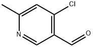 4-Chloro-6-methylnicotinaldehyde Struktur