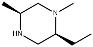 (2S,5S)-2-ethyl-1,5-dimethylpiperazine Struktur