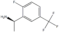 (1R)-1-[2-FLUORO-5-(TRIFLUOROMETHYL)PHENYL]ETHYLAMINE Structure