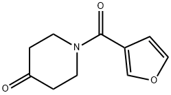 1-(furan-3-carbonyl)piperidin-4-one Structure