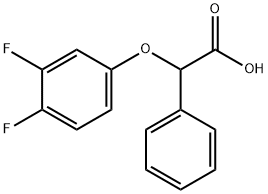 2-(3,4-difluorophenoxy)-2-phenylacetic acid Structure