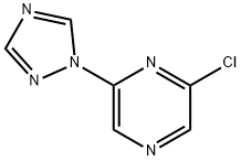 2-chloro-6-(1H-1,2,4-triazol-1-yl)pyrazine Structure