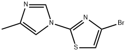 4-Bromo-2-(4-methylimidazol-1-yl)thiazole Struktur