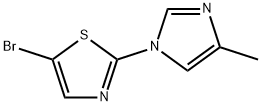 5-Bromo-2-(4-methylimidazol-1-yl)thiazole Structure