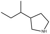 3-(1-甲基丙基)吡咯烷, 1087748-11-5, 结构式