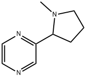 2-(1-メチルピロリジン-2-イル)ピラジン 化学構造式