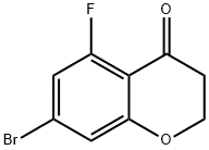 7-Bromo-5-fluorochroman-4-one, 1092350-58-7, 结构式