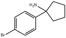 1-(4-BROMOPHENYL)CYCLOPENTAN-1-AMINE Struktur