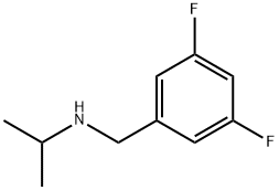 [(3,5-Difluorophenyl)methyl](propan-2-yl)amine Struktur
