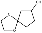 1,4-二氧杂螺[4.4]壬烷-7-醇 结构式