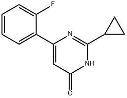 4-Hydroxy-6-(2-fluorophenyl)-2-cyclopropylpyrimidine|2-环丙基-6-(2-氟苯基)嘧啶-4(3H)-酮