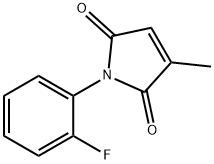 1-(2-fluorophenyl)-3-methyl-2,5-dihydro-1H-pyrrole-2,5-dione Structure