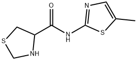 1104465-67-9 N-(5-methyl-1,3-thiazol-2-yl)-1,3-thiazolidine-4-carboxamide