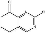 2-chloro-6,7-dihydroquinazolin-8(5H)-one 化学構造式