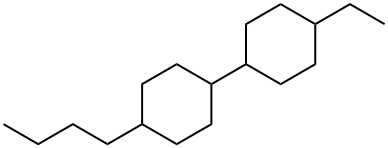 1,1'-Bicyclohexyl, 4-butyl-4'-ethyl- Struktur