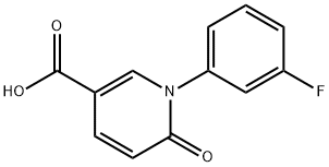 1-(3-fluorophenyl)-6-oxo-1,6-dihydropyridine-3-carboxylic acid|1-(3-氟苯基)-6-氧代-1,6-二氢吡啶-3-羧酸
