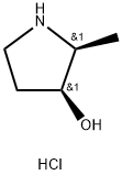(2S,3S)-2-methylpyrrolidin-3-ol hydrochloride Structure