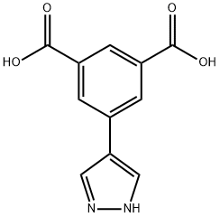5-(1H-pyrazol-4-yl)isophthalic acid Structure