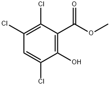 2,3,5-三氯-6-羟基苯甲酸甲酯, 111217-18-6, 结构式