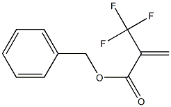 2-Propenoic acid, 2-(trifluoromethyl)-, phenylmethyl ester Structure