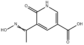 5-[1-(羟基亚氨基)乙基]-6-氧代-1,6-二氢吡啶-3-羧酸,1114822-87-5,结构式