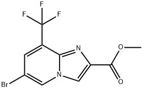 1121058-16-9 6-溴-8-(三氟甲基)咪唑并[1,2-A]吡啶-2-甲酸甲酯