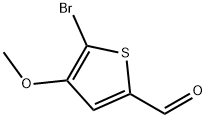 5-Bromo-4-methoxy-2-thiophenecarboxaldehyde,1126824-02-9,结构式