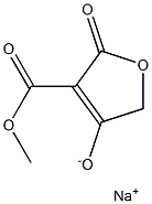 4-羟基-2-氧代-2,5-二氢呋喃-3-甲酸酯钠盐,1134960-41-0,结构式