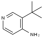 3-(1,1-DIMETHYLETHYL)-4-PYRIDINAMINE 结构式