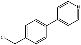 4-(4-(氯甲基)苯基)吡啶, 1141447-96-2, 结构式