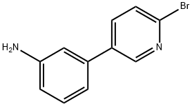 2-Bromo-5-(3-aminophenyl)pyridine Structure