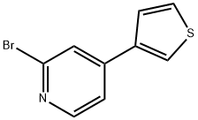 2-Bromo-4-(3-thienyl)pyridine,1142197-10-1,结构式