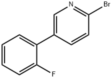 2-Bromo-5-(2-fluorophenyl)pyridine Structure