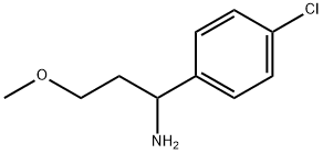 1-(4-CHLOROPHENYL)-3-METHOXYPROPAN-1-AMINE Struktur
