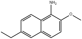 6-ethyl-2-Methoxynaphthalen-1-aMine Struktur