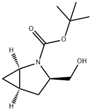 tert-butyl (1R,3R,5R)-3-(hydroxymethyl)-2-azabicyclo[3.1.0]hexane-2-carboxylate,1148048-41-2,结构式