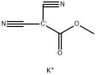 potassium 1,1-dicyano-2-methoxy-2-oxoethanide Structure