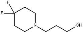 3-(4,4-Difluoropiperidin-1-yl)-propan-1-ol 结构式